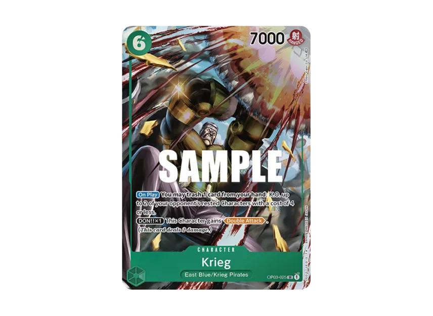 Krieg SR-P [OP03-025] [EN] (Booster Pack "Pillars Of Strength")