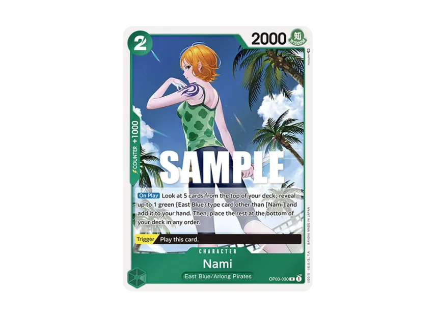 Nami R [OP03-030] [EN] (Booster Pack "Pillars Of Strength")