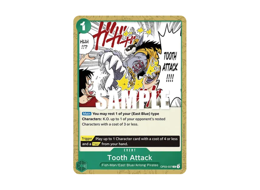 Tooth Attack C [OP03-037] [EN] (Booster Pack "Pillars Of Strength")