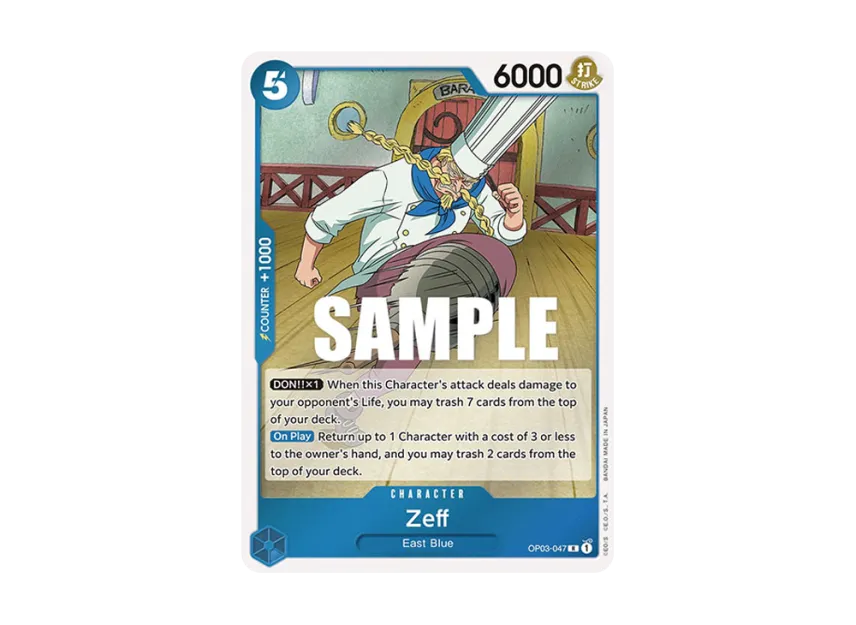 Zeff R [OP03-047] [EN] (Booster Pack "Pillars Of Strength")