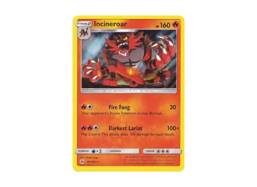 Incineroar R : Holo [149-PROMOTIONAL-CARD 26/149] (Promotional Card)