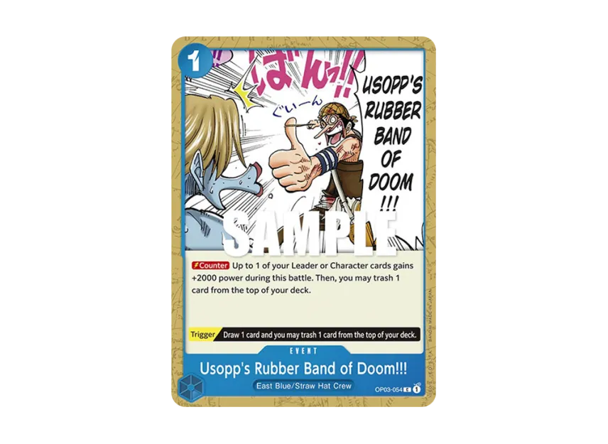 Usopp's Rubber Band of Doom!!! C [OP03-054] [EN] (Booster Pack "Pillars Of Strength")