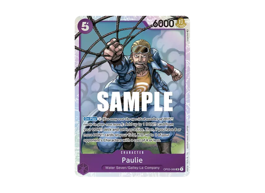 Paulie SR [OP03-066] [EN] (Booster Pack "Pillars Of Strength")