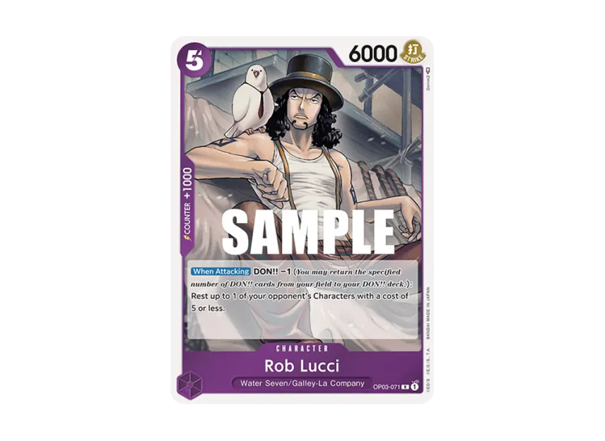 Rob Lucci R [OP03-071] [EN] (Booster Pack "Pillars Of Strength")