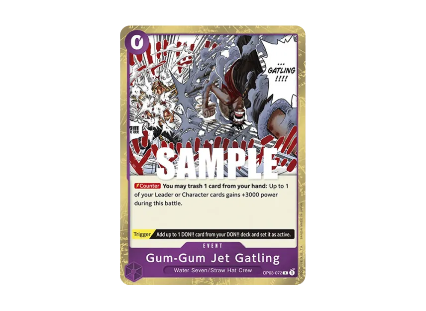 Gum-Gum Jet Gatling R [OP03-072] [EN] (Booster Pack "Pillars Of Strength")
