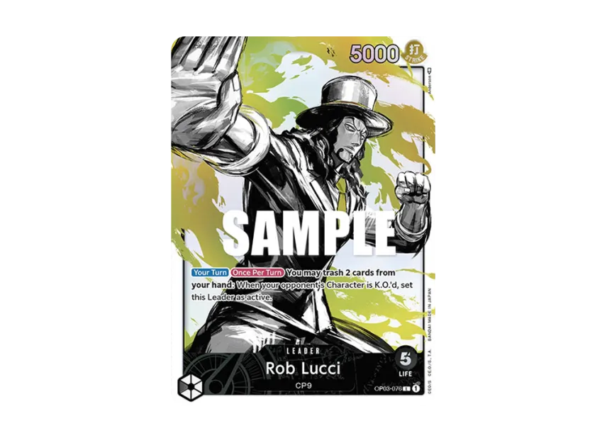 Rob Lucci L-P [OP03-076] [EN] (Booster Pack "Pillars Of Strength")