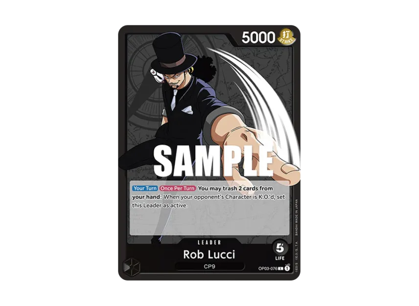 Rob Lucci L [OP03-076] [EN] (Booster Pack "Pillars Of Strength")