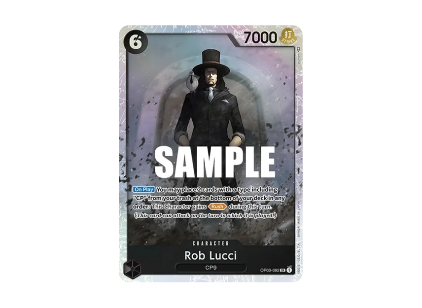Rob Lucci SR [OP03-092] [EN] (Booster Pack "Pillars Of Strength")