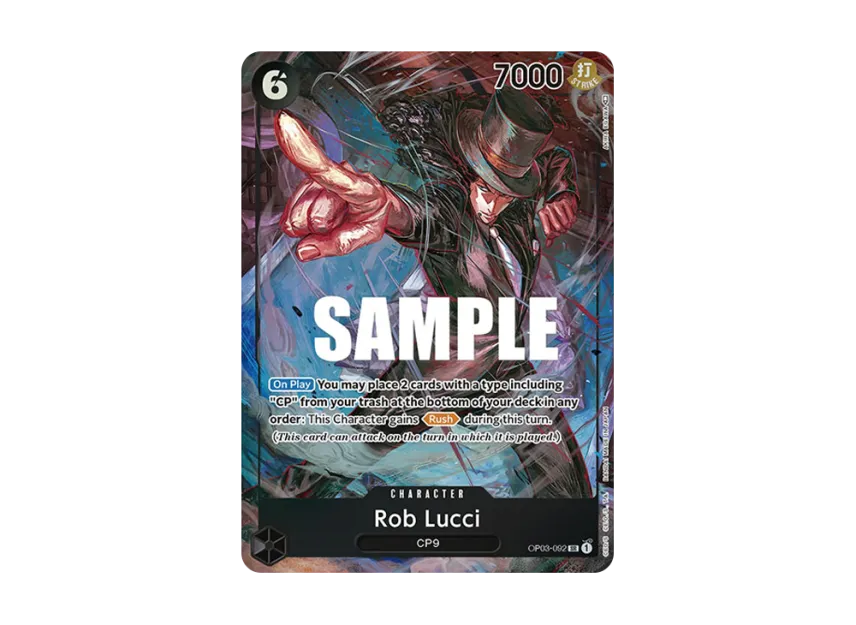 Rob Lucci SR-P [OP03-092] [EN] (Booster Pack "Pillars Of Strength")