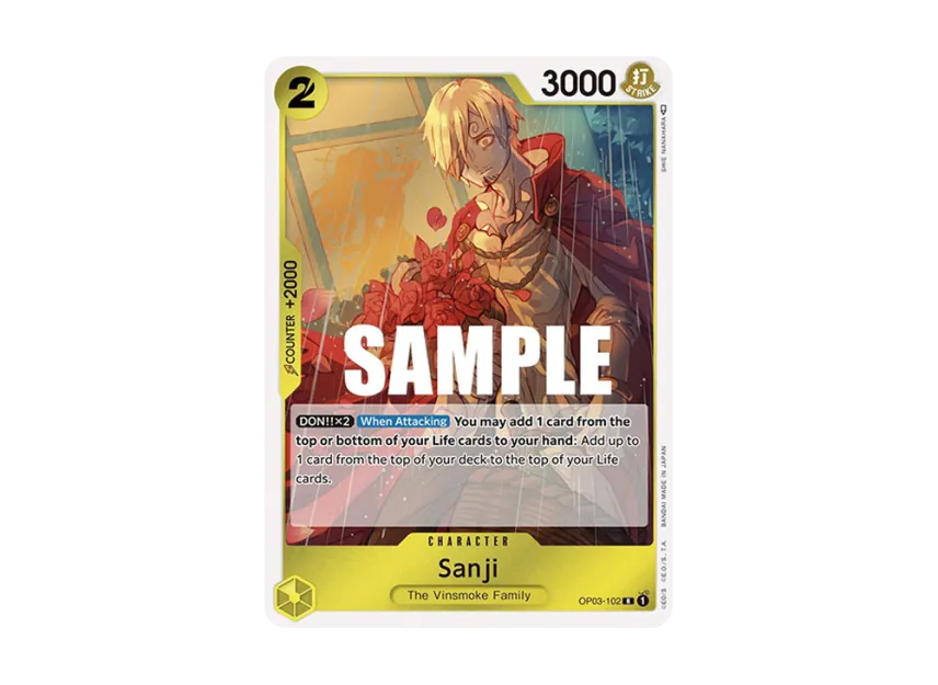 Sanji R [OP03-102] [EN] (Booster Pack "Pillars Of Strength")