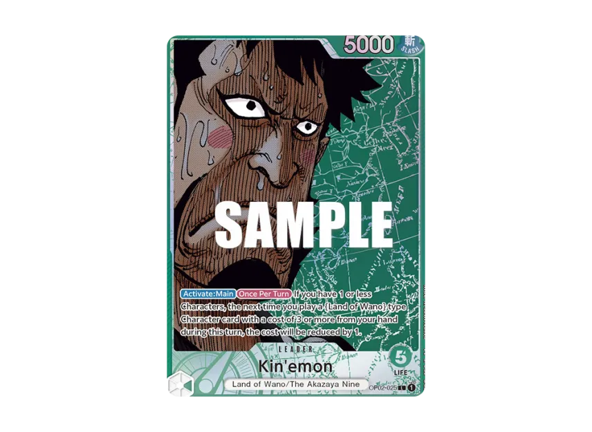 Kin'emon L-P [OP02-025] [EN] (Booster Pack "Paramount War")