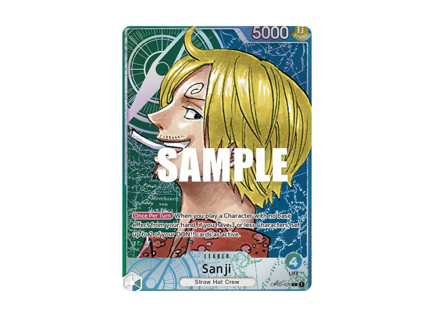 Sanji L-P [OP02-026] [EN] (Booster Pack "Paramount War")