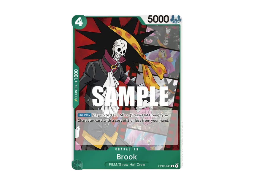 Brook R [OP02-040] [EN] (Booster Pack "Paramount War")