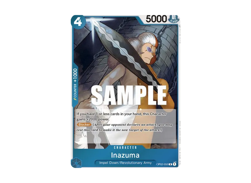 Inazuma R [OP02-050] [EN] (Booster Pack "Paramount War")