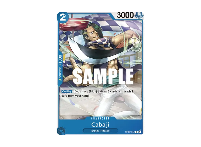 Cabaji C [OP02-052] [EN] (Booster Pack "Paramount War")