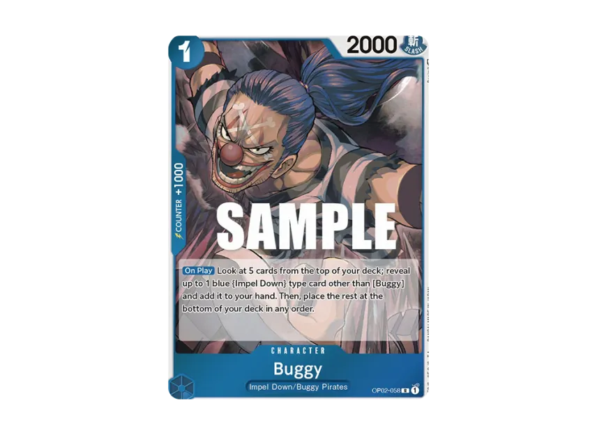 Buggy R [OP02-058] [EN] (Booster Pack "Paramount War")