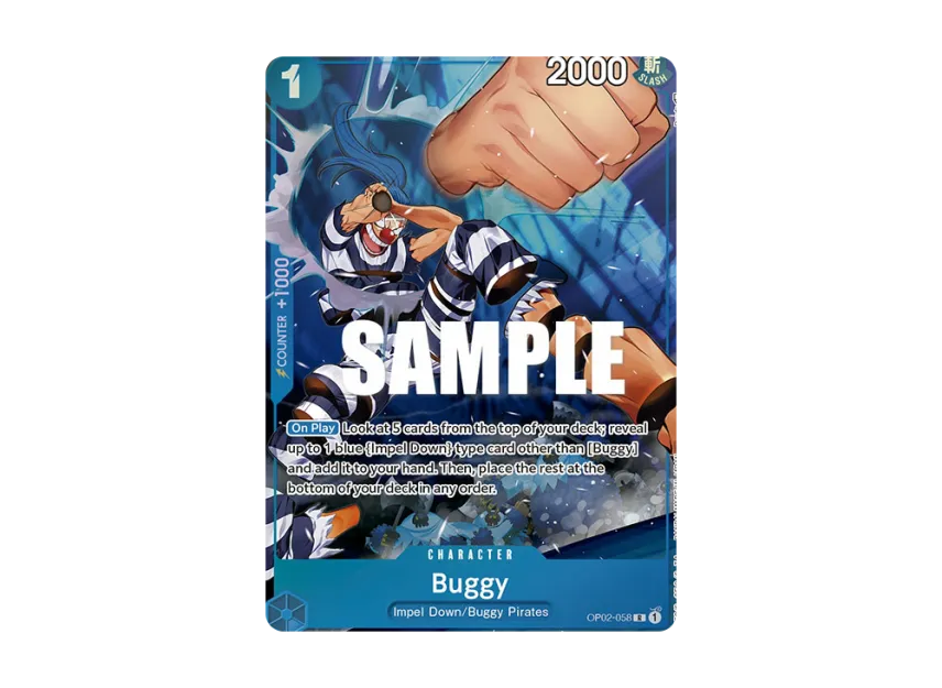 Buggy R-P [OP02-058] [EN] (Booster Pack "Paramount War")