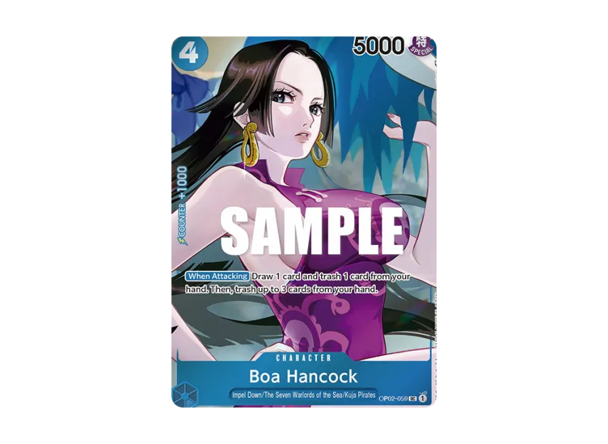 Boa Hancock UC-P [OP02-059] [EN] (Booster Pack "Paramount War")