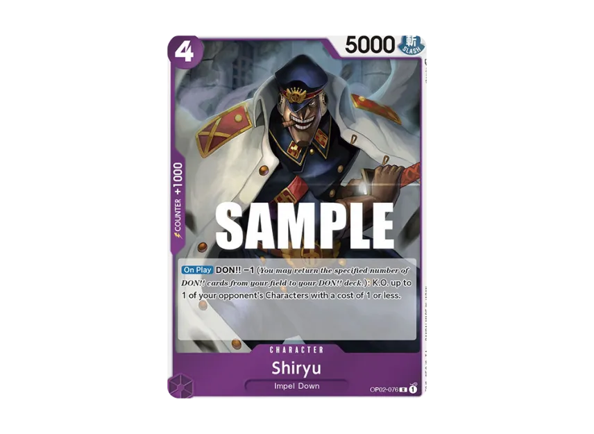 Shiryu R [OP02-076] [EN] (Booster Pack "Paramount War")