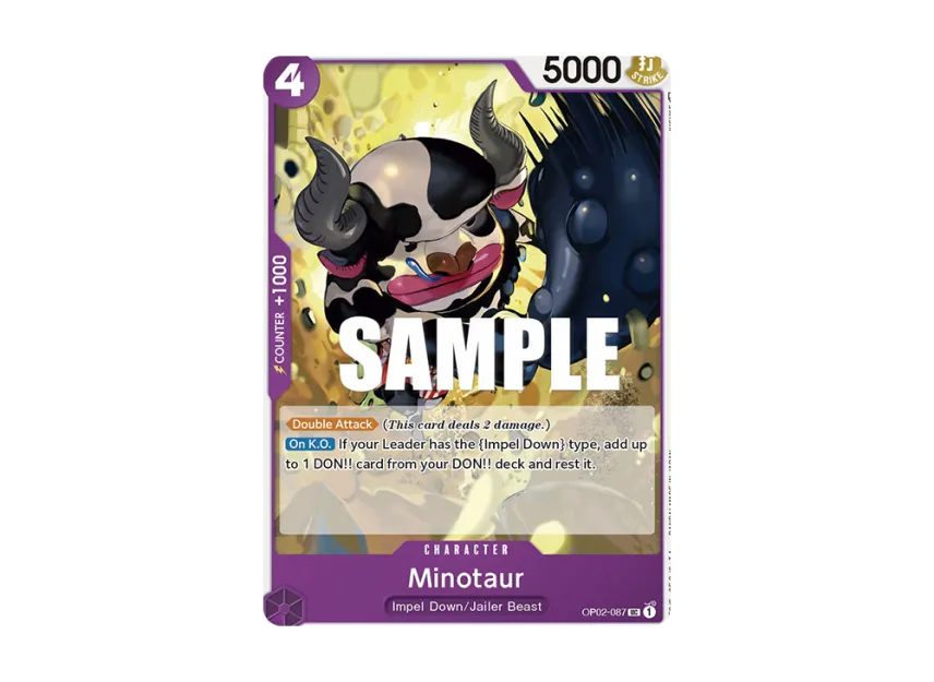 Minotaur UC [OP02-087] [EN] (Booster Pack "Paramount War")