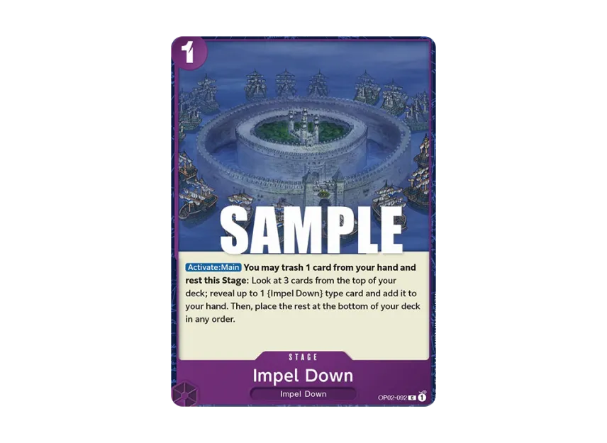 Impel Down C [OP02-092] [EN] (Booster Pack "Paramount War")