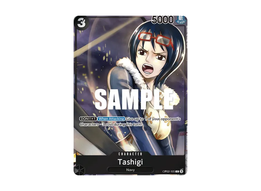 Tashigi C-P [OP02-105] [EN] (Booster Pack "Paramount War")