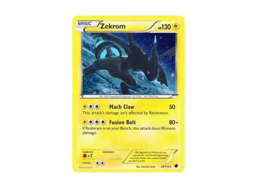 Zekrom R : Holo [116-PROMOTIONAL-CARD 39/116] (Promotional Card)