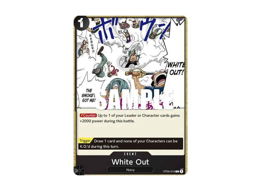 White Out C [ST06-016] [EN] (Start Deck "Absolute Justice")