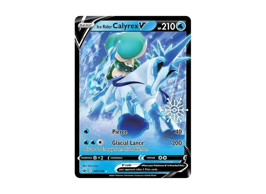 Ice Rider Calyrex V R [198-PROMOTIONAL-CARD 045/198] (Promotional Card)