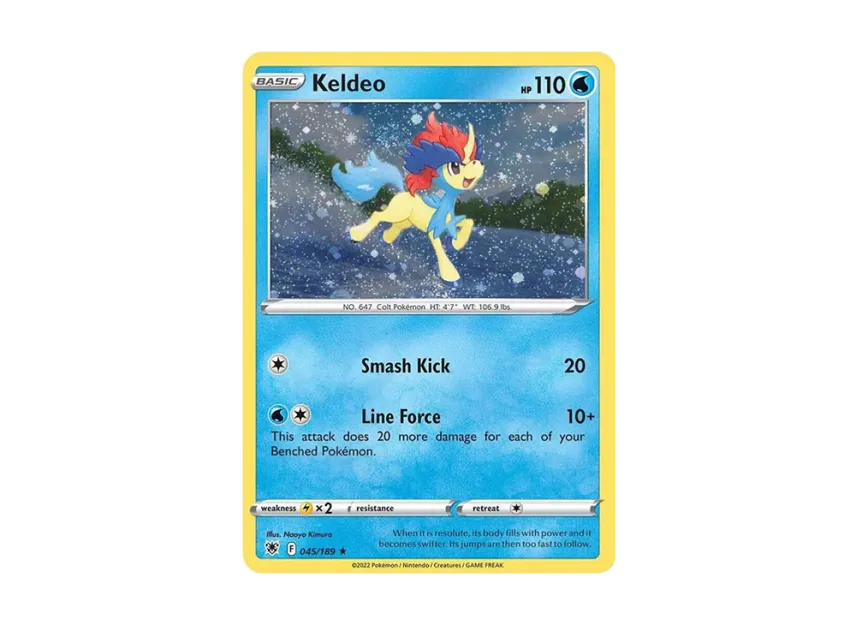 Keldeo R : Holo [189-PROMOTIONAL-CARD 045/189] (Promotional Card)