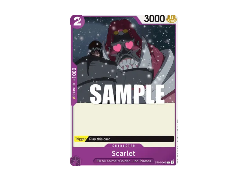 Scarlet C [ST05-009] [EN] (Start Deck "ONE PIECE FILM edition")