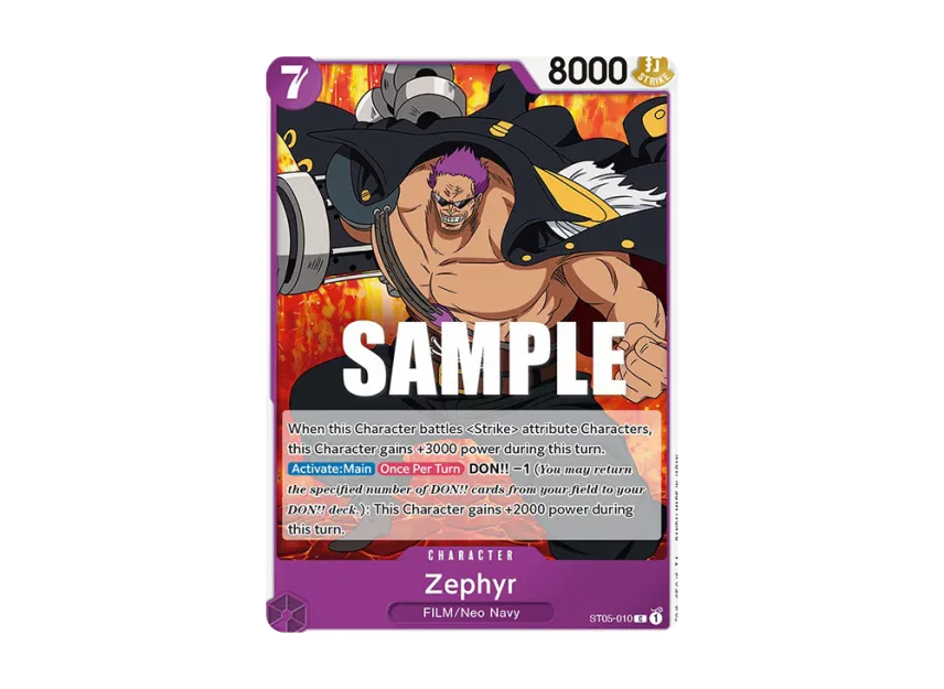 Zephyr C [ST05-010] [EN] (Start Deck "ONE PIECE FILM edition")