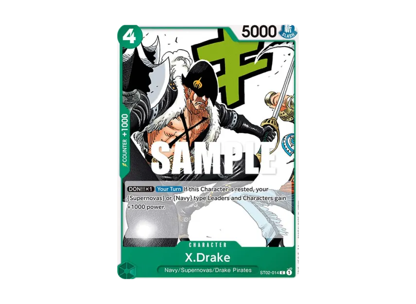 X.Drake C [ST02-014] [EN] (Start Deck "Worst Generation")