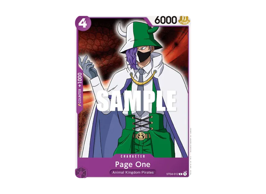 Page One C [ST04-012] [EN] (Start Deck "Animal Kingdom Pirates")