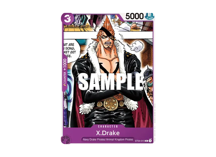 X.Drake C [ST04-013] [EN] (Start Deck "Animal Kingdom Pirates")