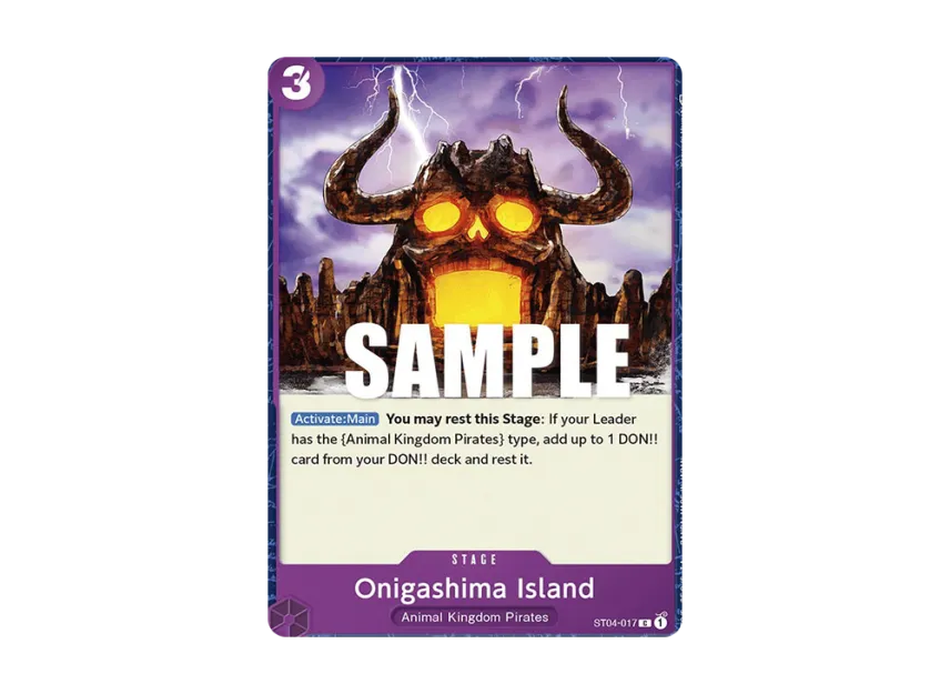 Onigashima Island C [ST04-017] [EN] (Start Deck "Animal Kingdom Pirates")