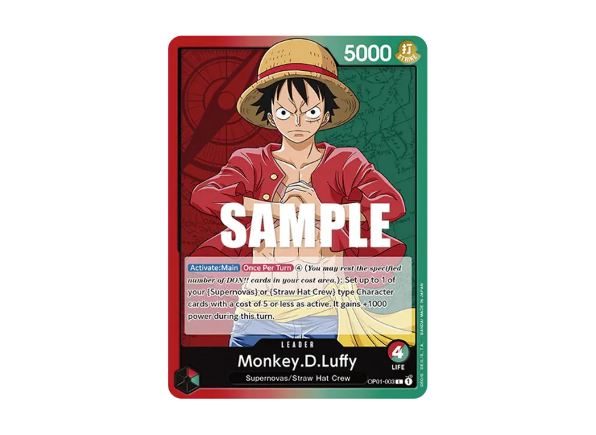 Monkey.D.Luffy L [OP01-003] [EN] (Booster Pack "ROMANCE DAWN")