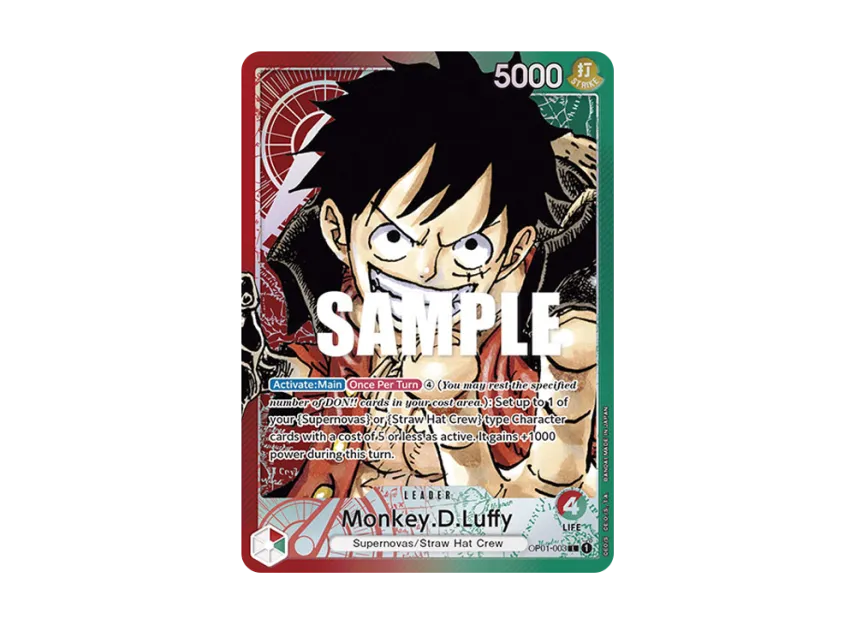 Monkey.D.Luffy L-P [OP01-003] [EN] (Booster Pack "ROMANCE DAWN")