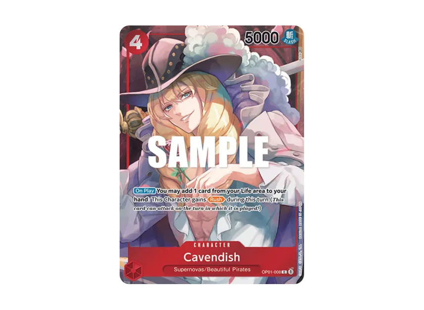 Cavendish C-P [OP01-008] [EN] (Booster Pack "ROMANCE DAWN")
