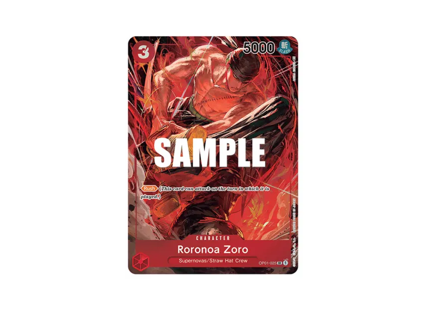 Roronoa Zoro SR-P [OP01-025] [EN] (Booster Pack "ROMANCE DAWN")