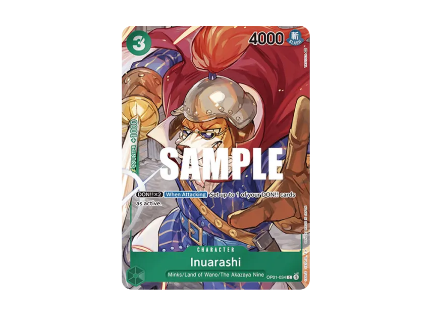 Inuarashi C-P [OP01-034] [EN] (Booster Pack "ROMANCE DAWN")