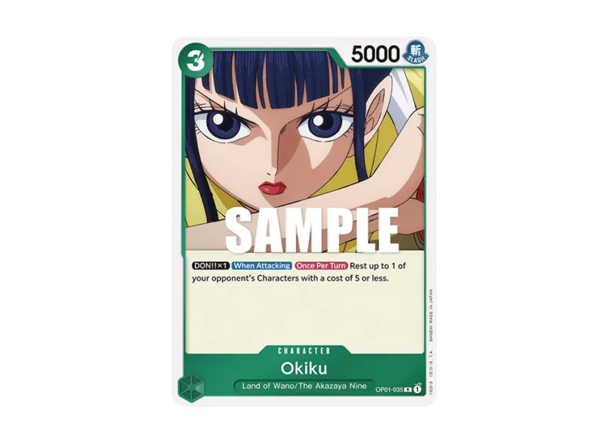 Okiku R [OP01-035] [EN] (Booster Pack "ROMANCE DAWN")