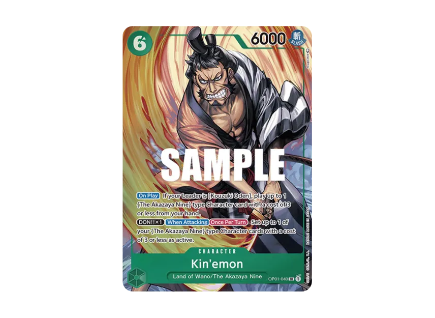 Kin'emon SR-P [OP01-040] [EN] (Booster Pack "ROMANCE DAWN")