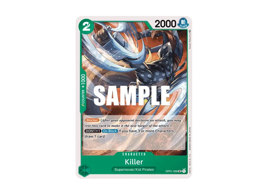 Killer UC [OP01-039] [EN] (Booster Pack "ROMANCE DAWN")