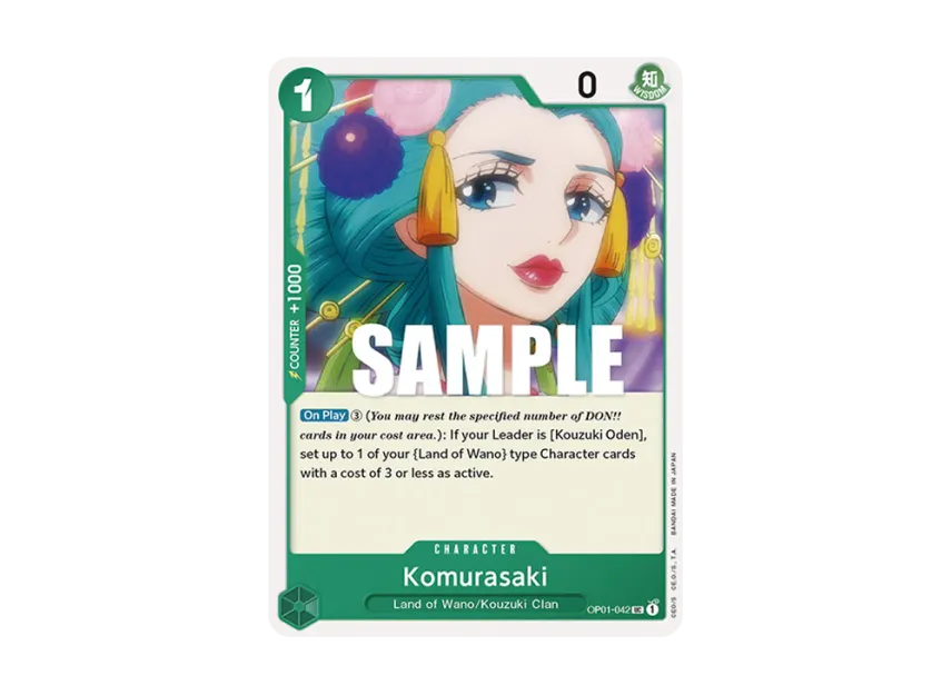 Komurasaki UC [OP01-042] [EN] (Booster Pack "ROMANCE DAWN")