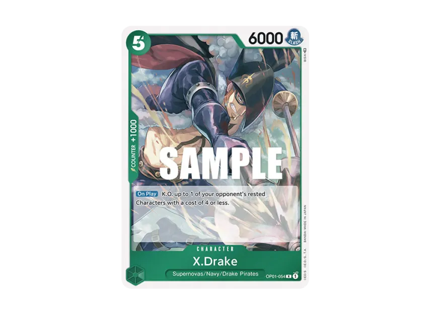 X.Drake R [OP01-054] [EN] (Booster Pack "ROMANCE DAWN")