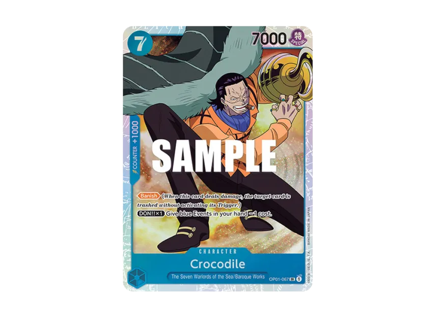 Crocodile SR [OP01-067] [EN] (Booster Pack "ROMANCE DAWN")