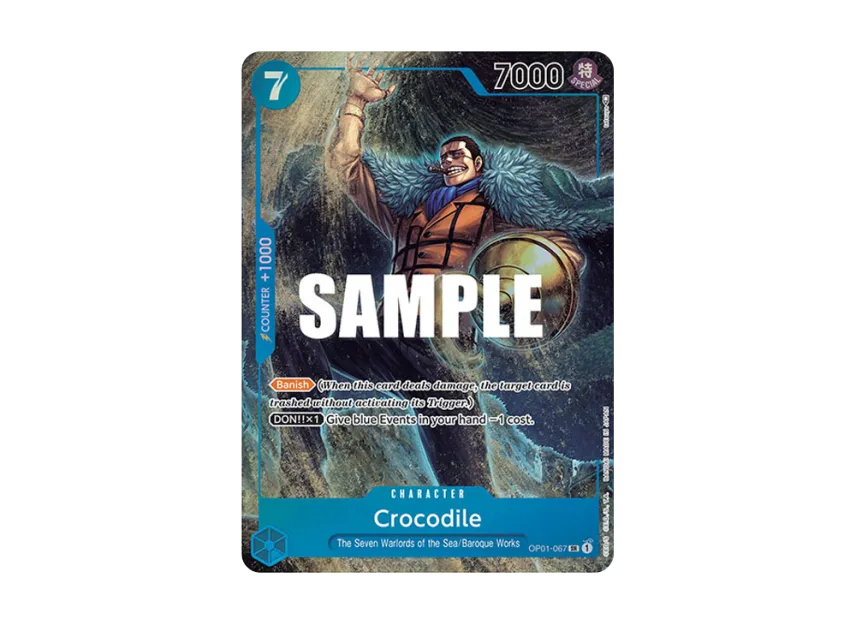Crocodile SR-P [OP01-067] [EN] (Booster Pack "ROMANCE DAWN")