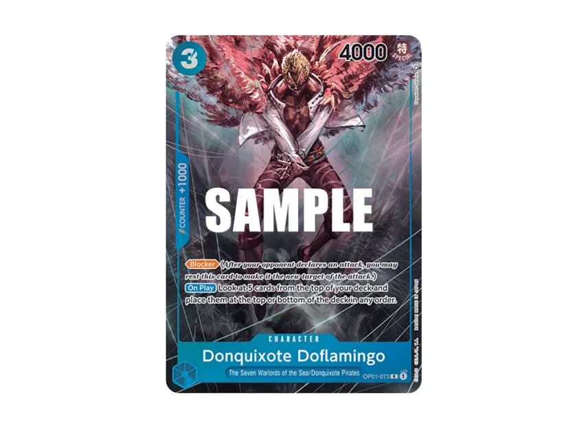 Donquixote Doflamingo R-P [OP01-073] [EN] (Booster Pack "ROMANCE DAWN")