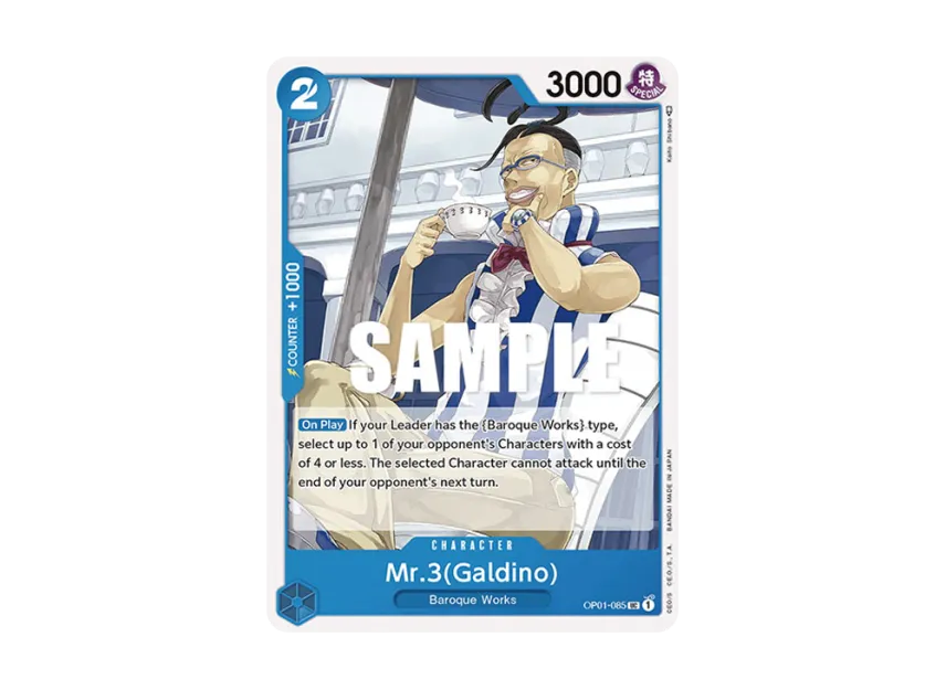 Mr.3(Galdino) UC [OP01-085] [EN] (Booster Pack "ROMANCE DAWN")